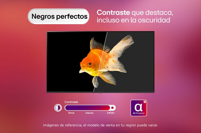 Negros perfectos Smart TV LG OLED evo AI G5 4K